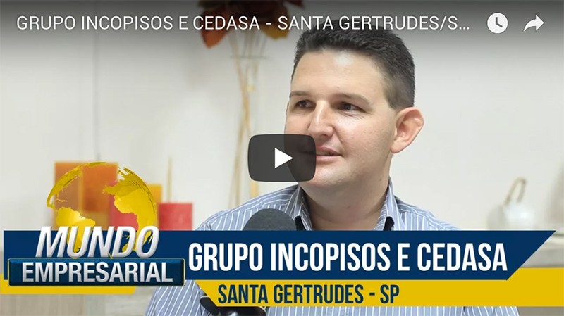 Grupo Incopisos no programa Mundo Empresarial da TV Band